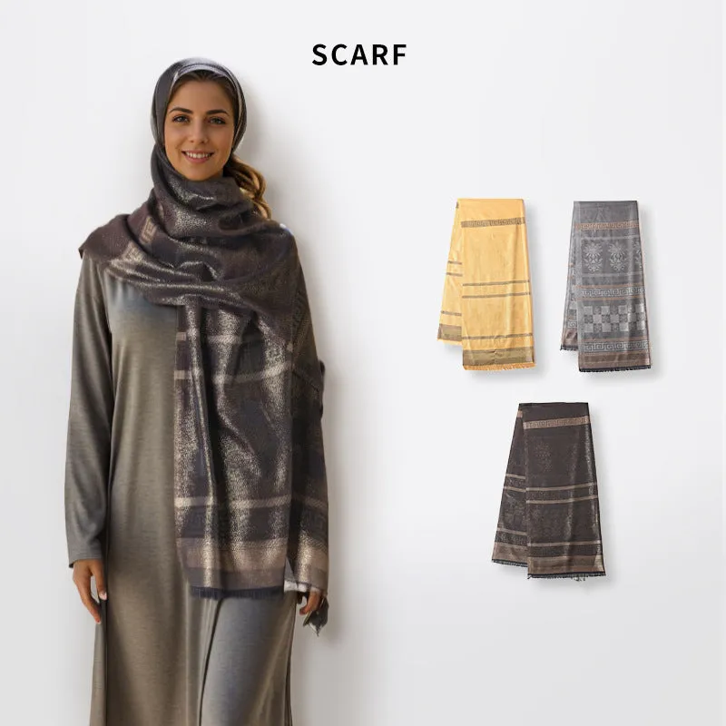 03-16   Hot Selling Turkish Headscarf Travel High-end Sunscreen Shawl Casual Scarf