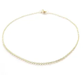 12 Inch Minimalist Anklet Plated Gold Fine Link Stainless Steel Chain Stylish Cable Style Ankle Bracelet Gift Boxed Size Plus Size