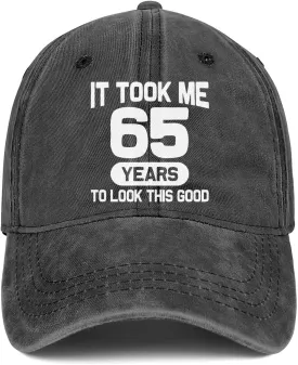 65th Birthday Gifts for Men Women 65 Year Old Gifts 1960 Birthday Vintage Hat 100% Cotton Baseball Cap