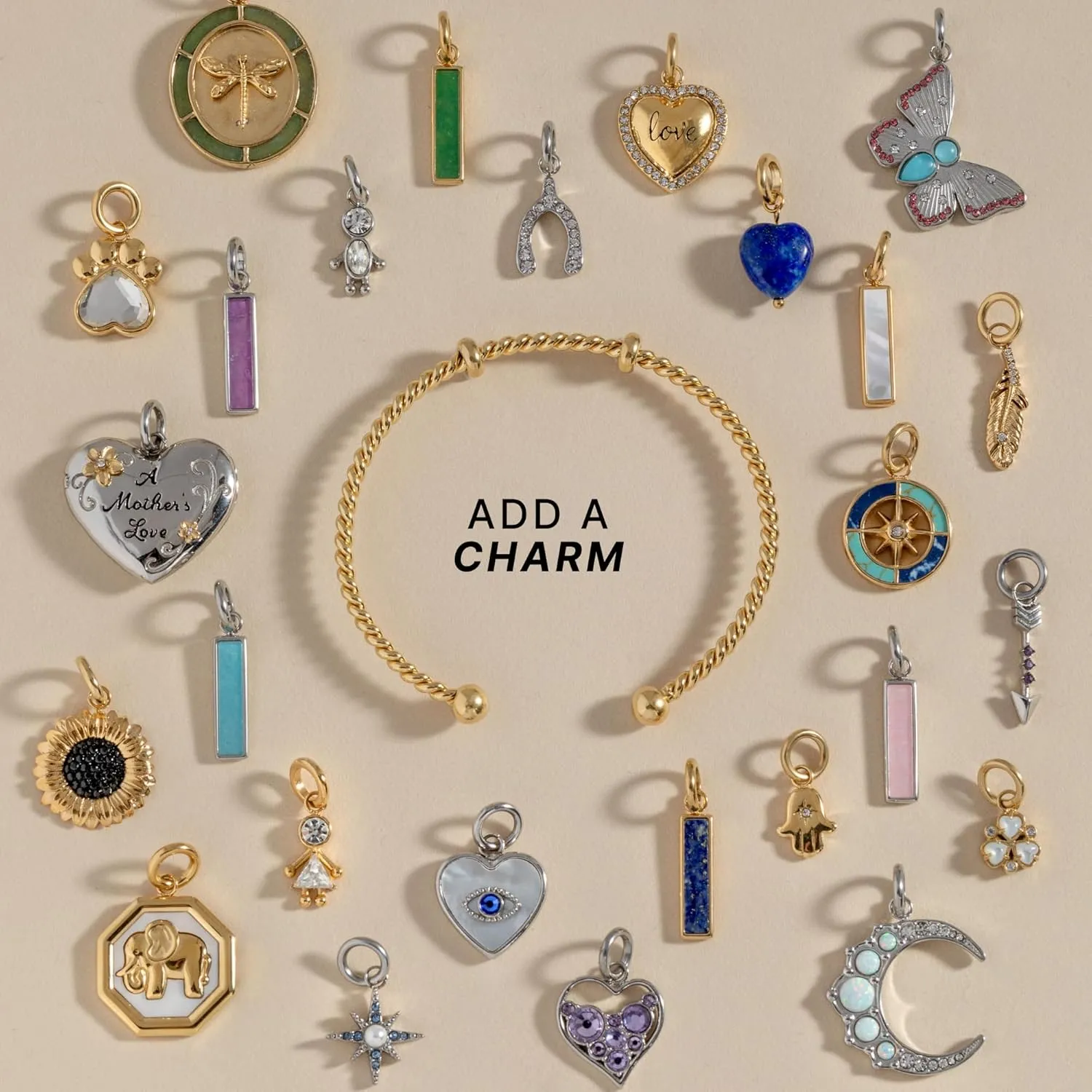 Alex and Ani Little Loves Charm Bundle Interchangeable Birthstone Charm