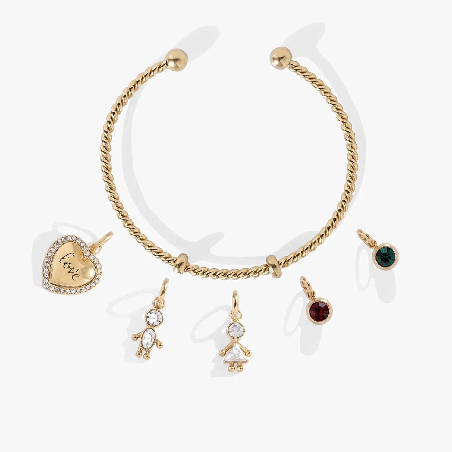 Alex and Ani Little Loves Charm Bundle Interchangeable Birthstone Charm