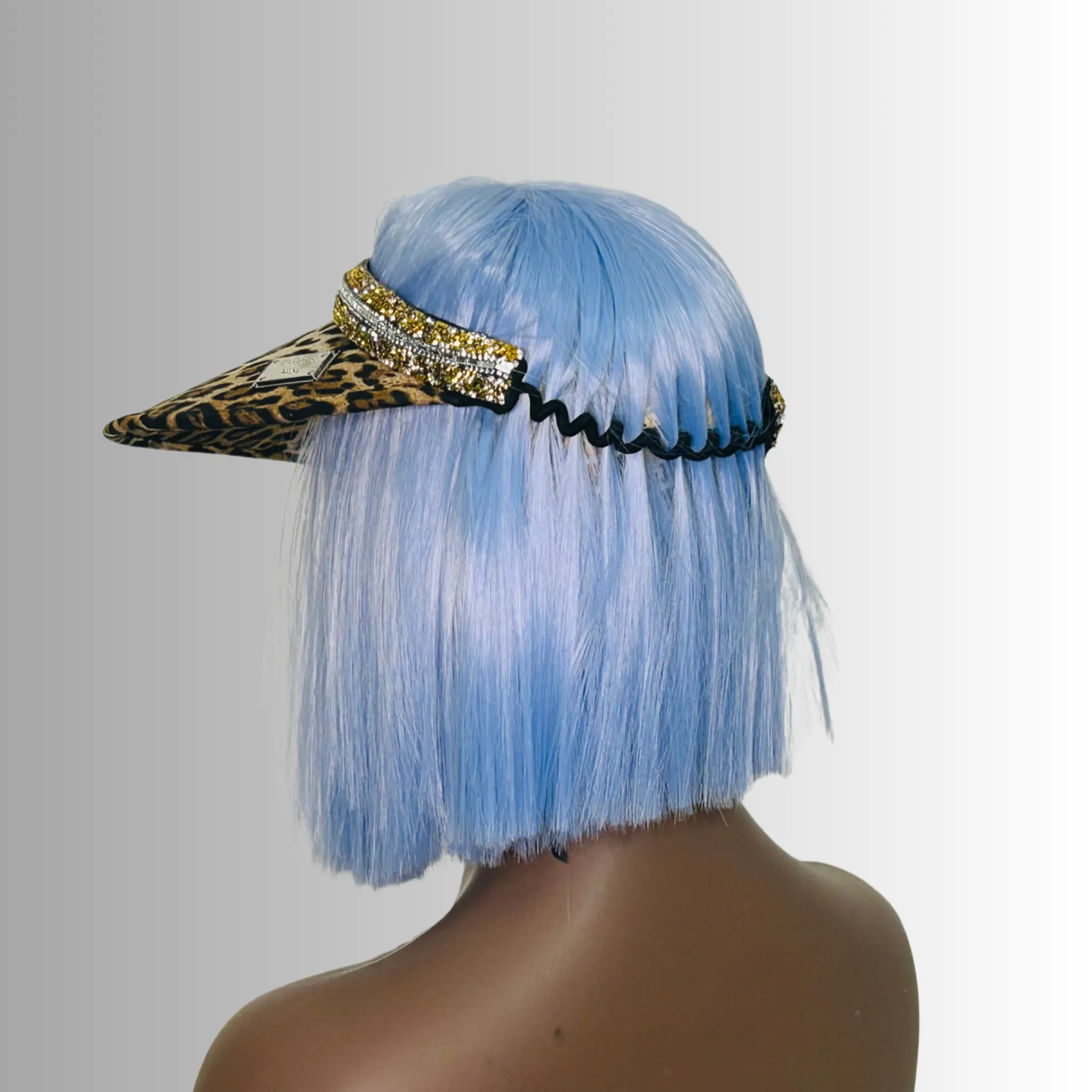 Animal print visor - Shananay - Bronze Leopard
