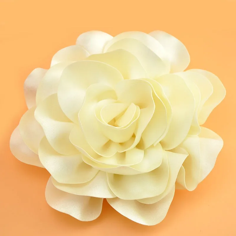 Big Satin Flower Hair Clip Fascinator