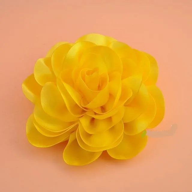 Big Satin Flower Hair Clip Fascinator