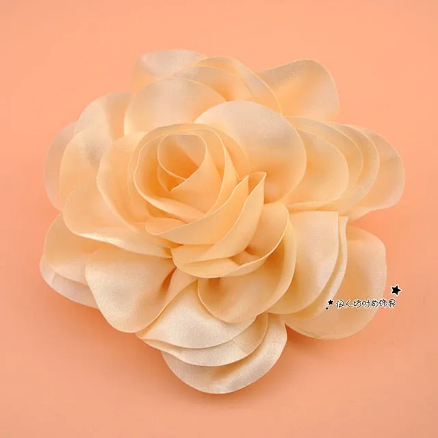 Big Satin Flower Hair Clip Fascinator