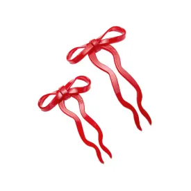 Bow Hairpin - Red