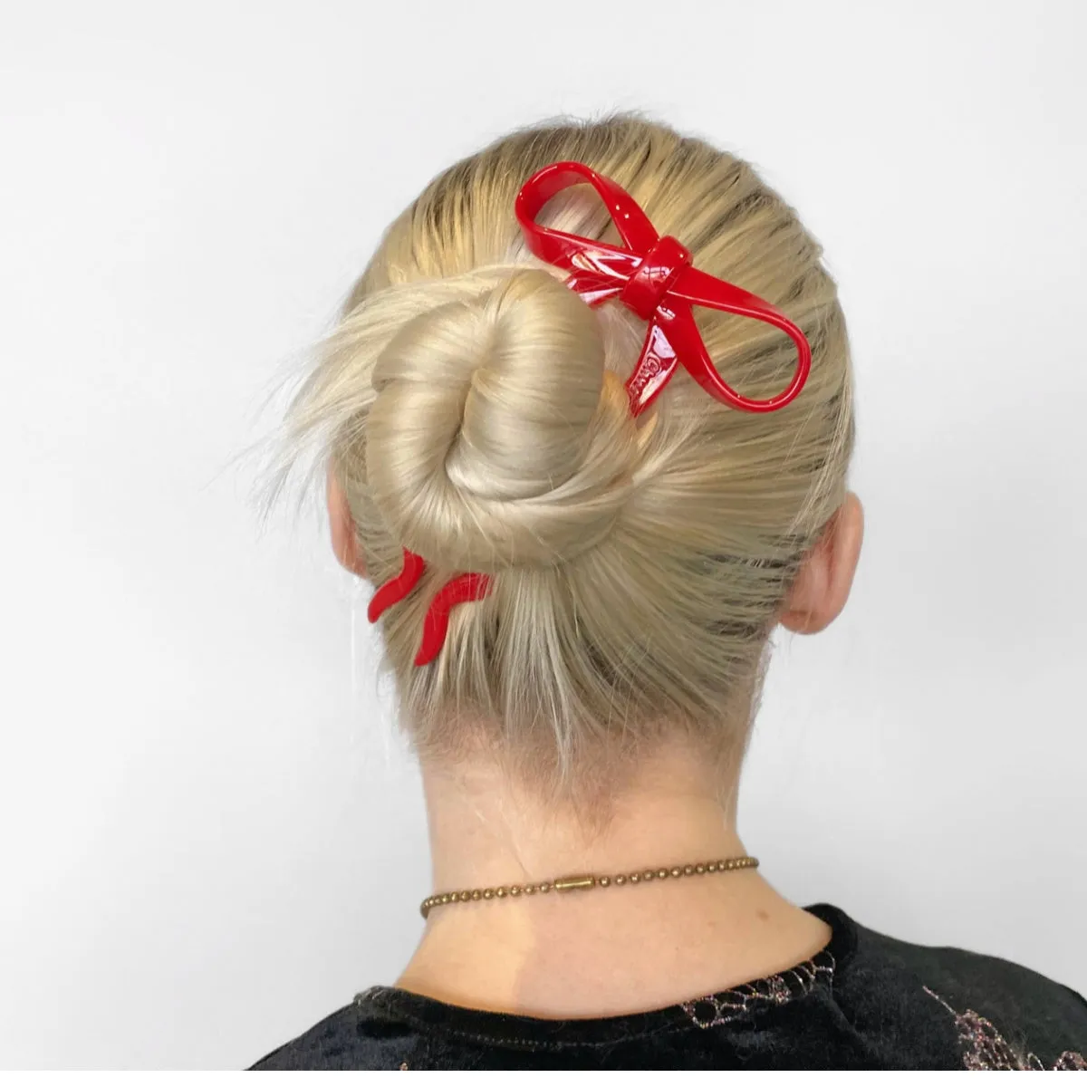 Bow Hairpin - Red