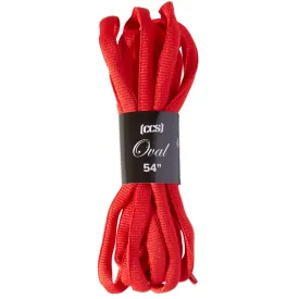 CCS Oval Shoelaces - Red