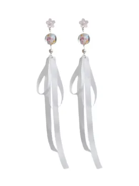 Cherry Blossom Chime Ear Studs & Clips