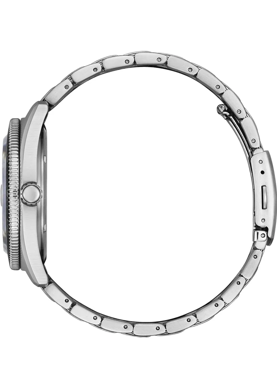 CITIZEN GENTS ECO-DRIVE BLACK DIAL STAINLESS STEEL BRACELET AW1760-81E