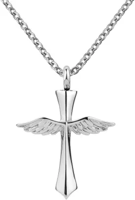 Cross Urn Necklace for Ashes Keepsake Urn Cremation Jewelry Memorial Ash Holder Pendant