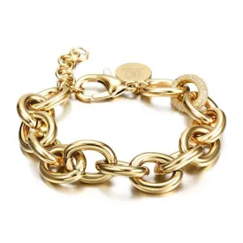 Cuban CZ Link Bracelet (Stainless Steel)