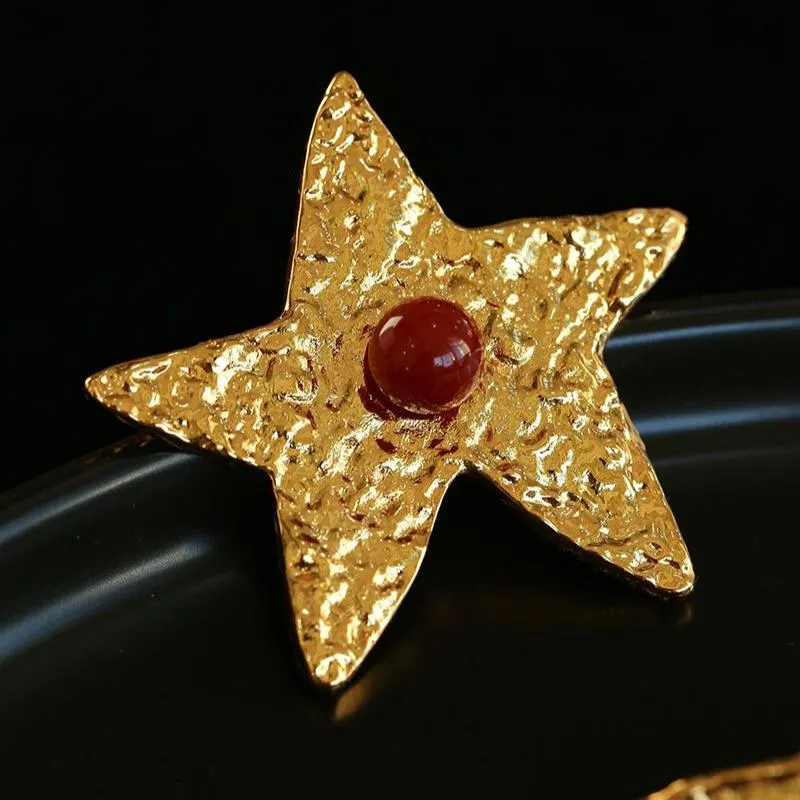 Dazzling Stars Pentagram Planet Element Brooch