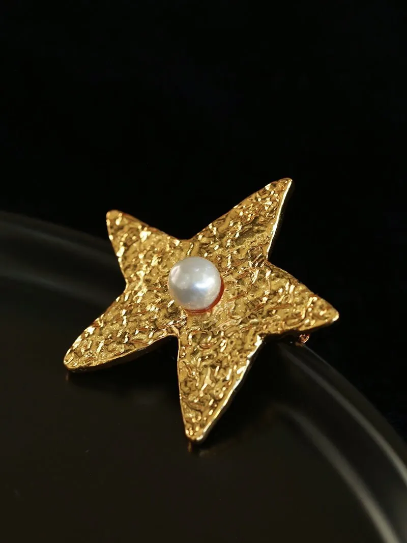 Dazzling Stars Pentagram Planet Element Brooch