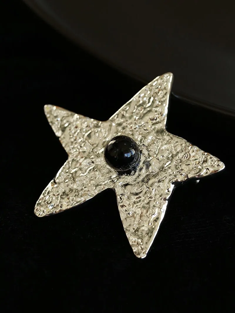 Dazzling Stars Pentagram Planet Element Brooch