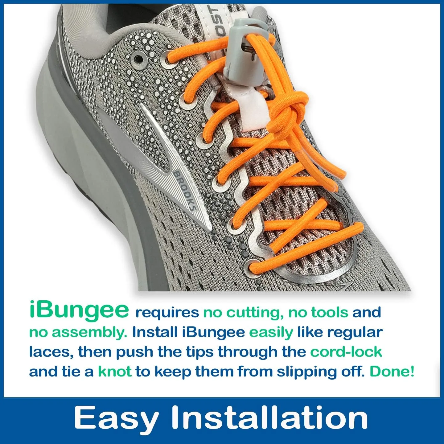 (Elastic No Tie Shoelaces (Made in the USA)