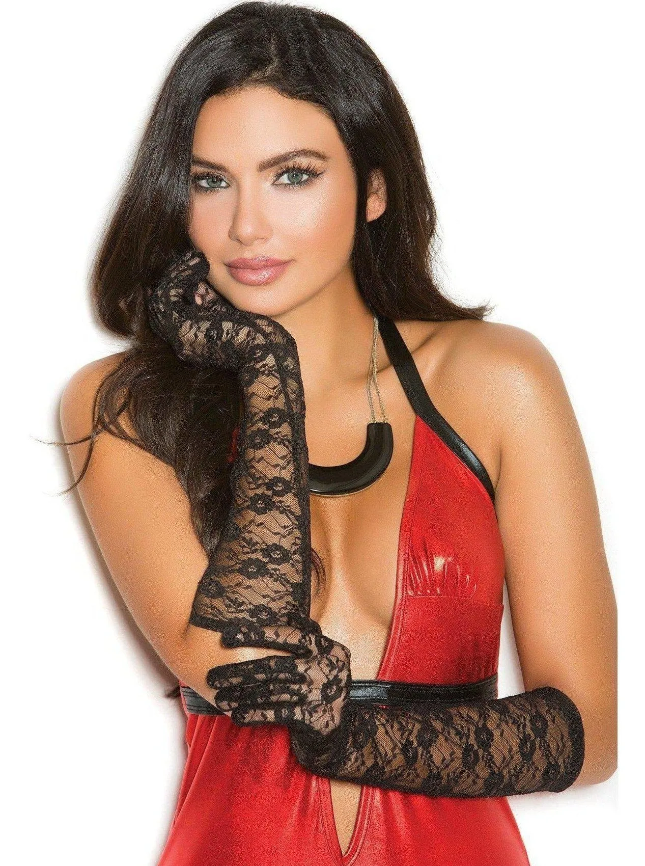 Elegant Moments  1173 Elbow length lace gloves