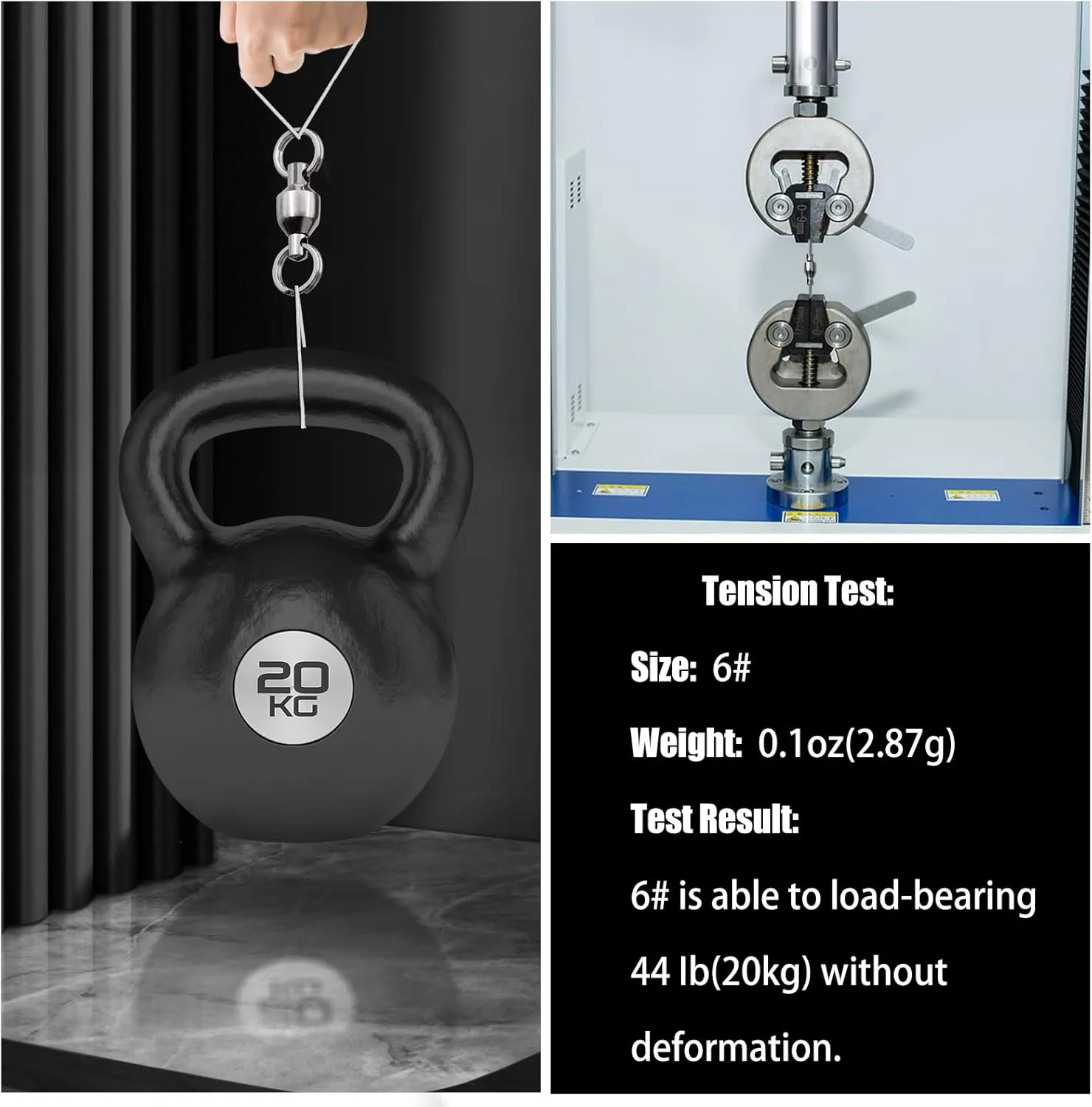 Fishing Swivels with Split Rings, 25/50pcs Ball Bearing Swivel Speed Clips Stainless Quick Change Connector for Saltwater
