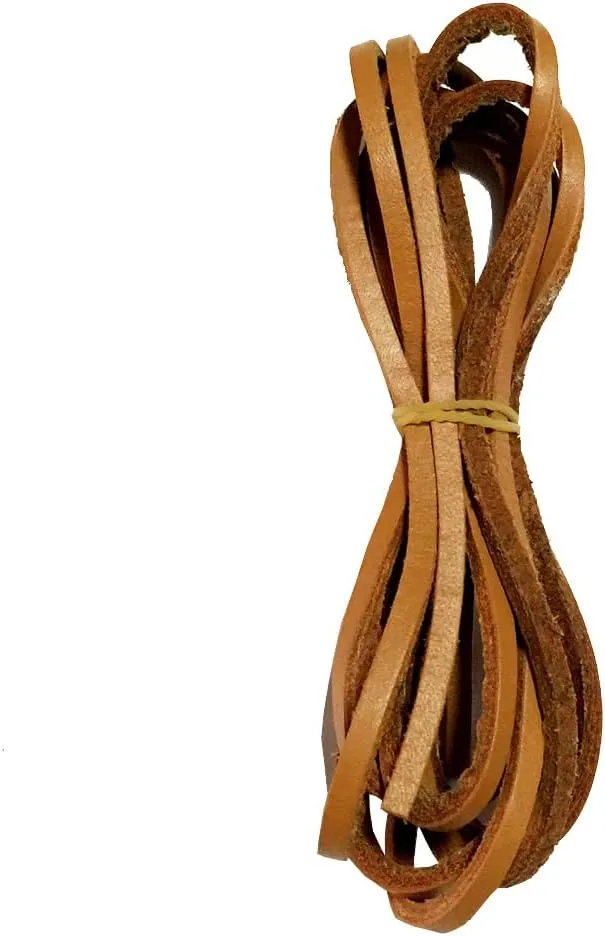 Goodlace 1 PCS of 1/8" Rawhide Leather Shoelaces Shoe Boot Laces Shoestrings Cord