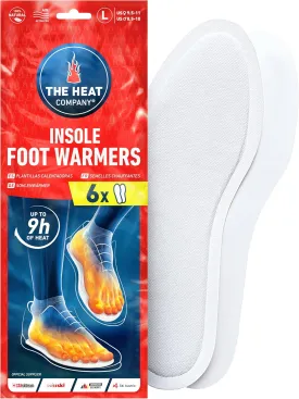 Insole Foot Warmers - 6, 12 or 32 Pairs  S, M, L, XL  9h of Warmth - Air Activated Feet Warmers - Purely Natural - Toe Warmers for Feet - Insole Foot Warmers for Women & Men