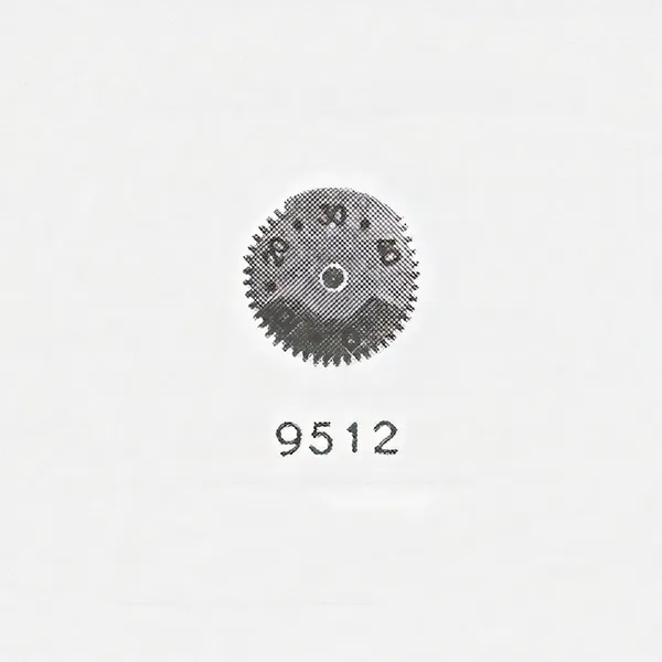 Jaeger LeCoultre® calibre # 12AD indicator wheel