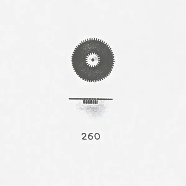 Jaeger LeCoultre® calibre # 219 minute wheel