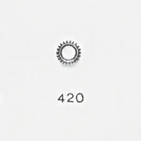 Jaeger LeCoultre® calibre # 476 crown wheel