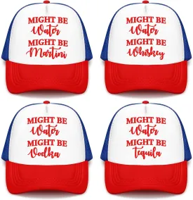 JaGely 4 Pcs Trucker Hat for Women Joke Funny Baseball Cap Classic Adjustable Cap for Women Men Gifts