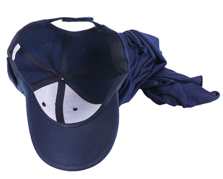 JDBQM-76A Summer hood hat one-piece hat scarf hat solid color headscarf