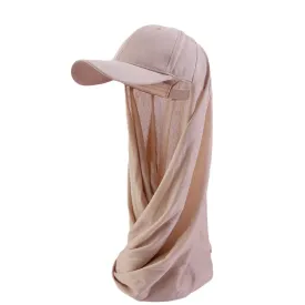 JDBQM-76A Summer hood hat one-piece hat scarf hat solid color headscarf