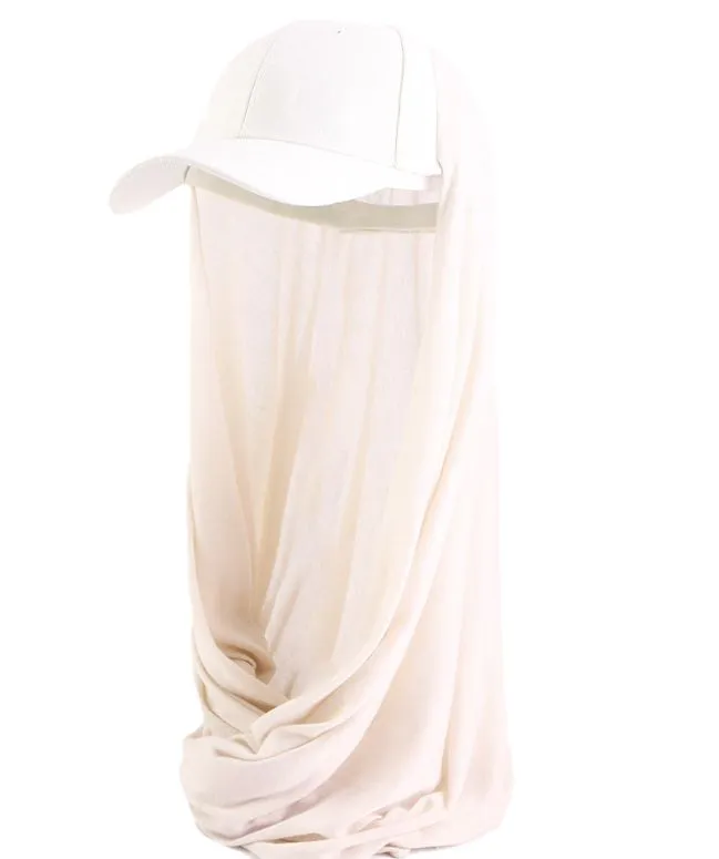 JDBQM-76A Summer hood hat one-piece hat scarf hat solid color headscarf