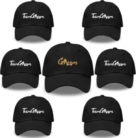 LADY&HOME Bachelor/Bachelorette Party Baseball Hats Set, Embroidered Adjustable Cotton Truck Caps