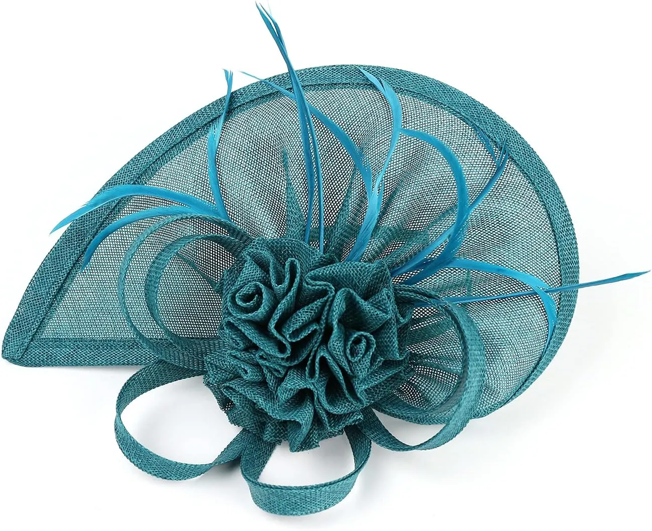 LATIMOON Fascinators Hat for Women Tea Party Headband Mini top Hats Cocktail Flower Mesh Feathers Hair Clip