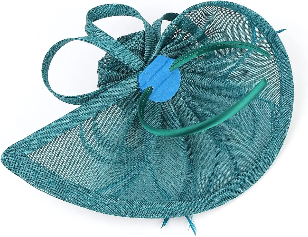 LATIMOON Fascinators Hat for Women Tea Party Headband Mini top Hats Cocktail Flower Mesh Feathers Hair Clip