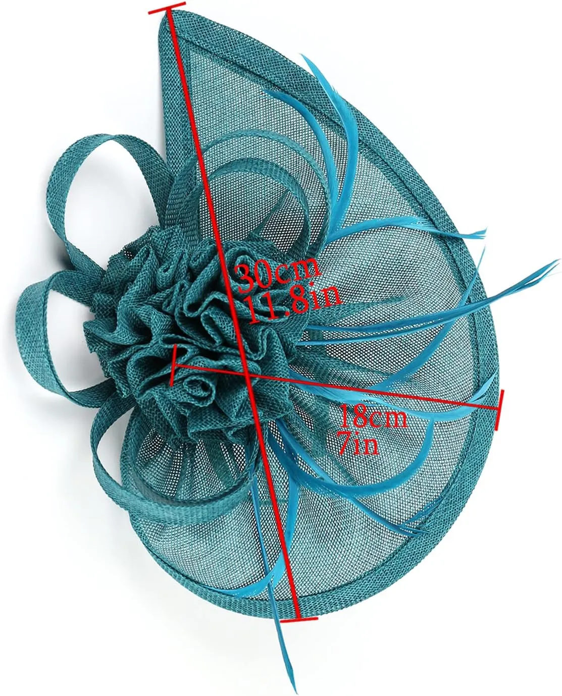 LATIMOON Fascinators Hat for Women Tea Party Headband Mini top Hats Cocktail Flower Mesh Feathers Hair Clip