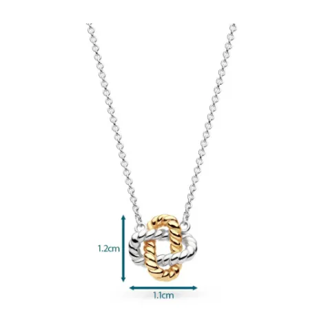 Marina Rope Knot Golden Necklace