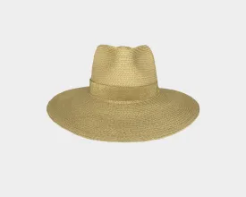 Metallic Gold Panama Style  Sun Hat - The Cap D'antibes