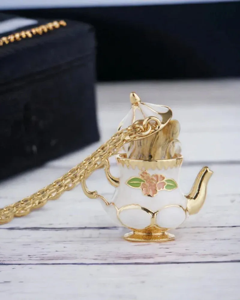 Mouse in my teapot jewelry set