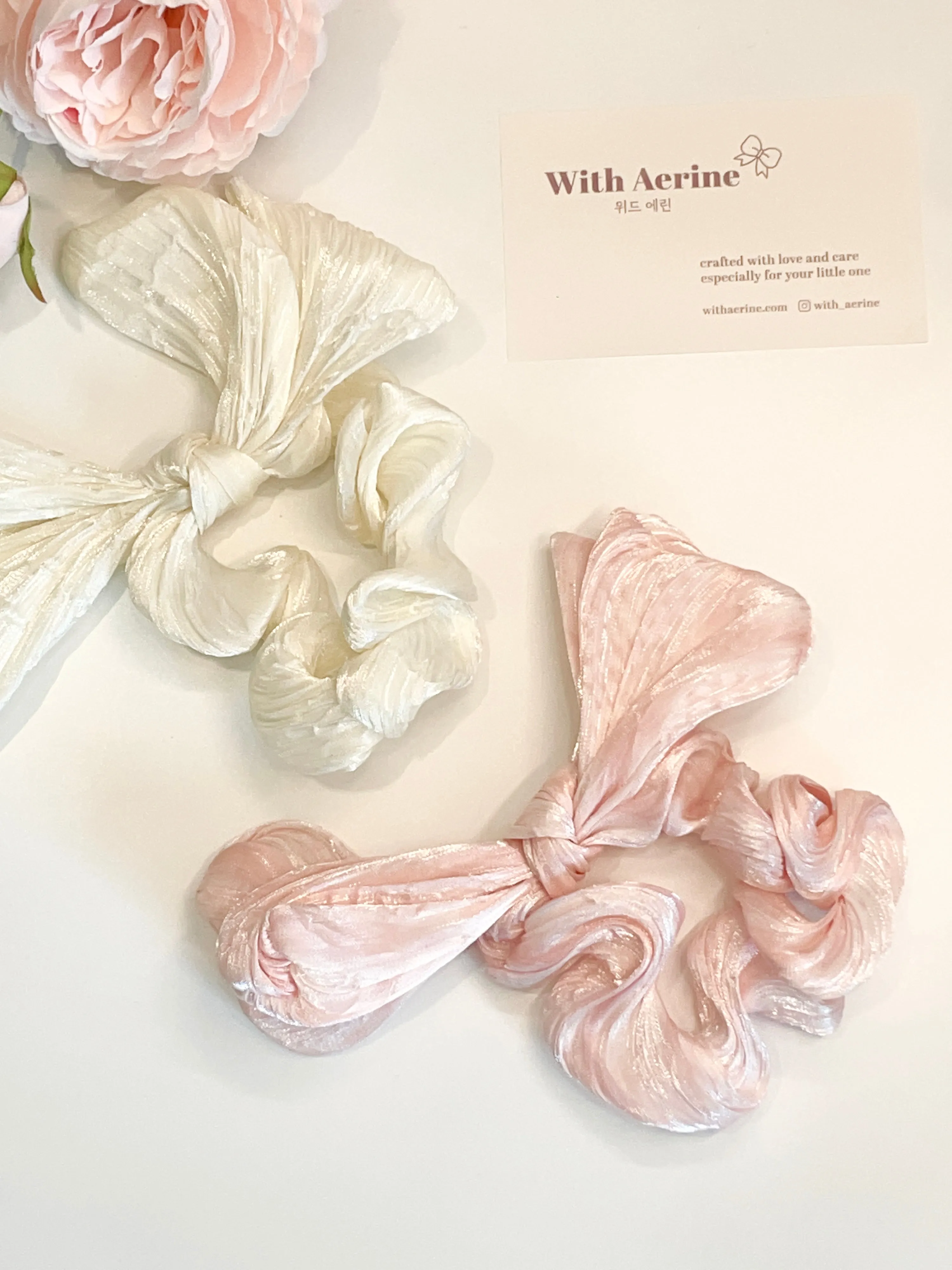 Silky Bow Scrunchie / Single Item