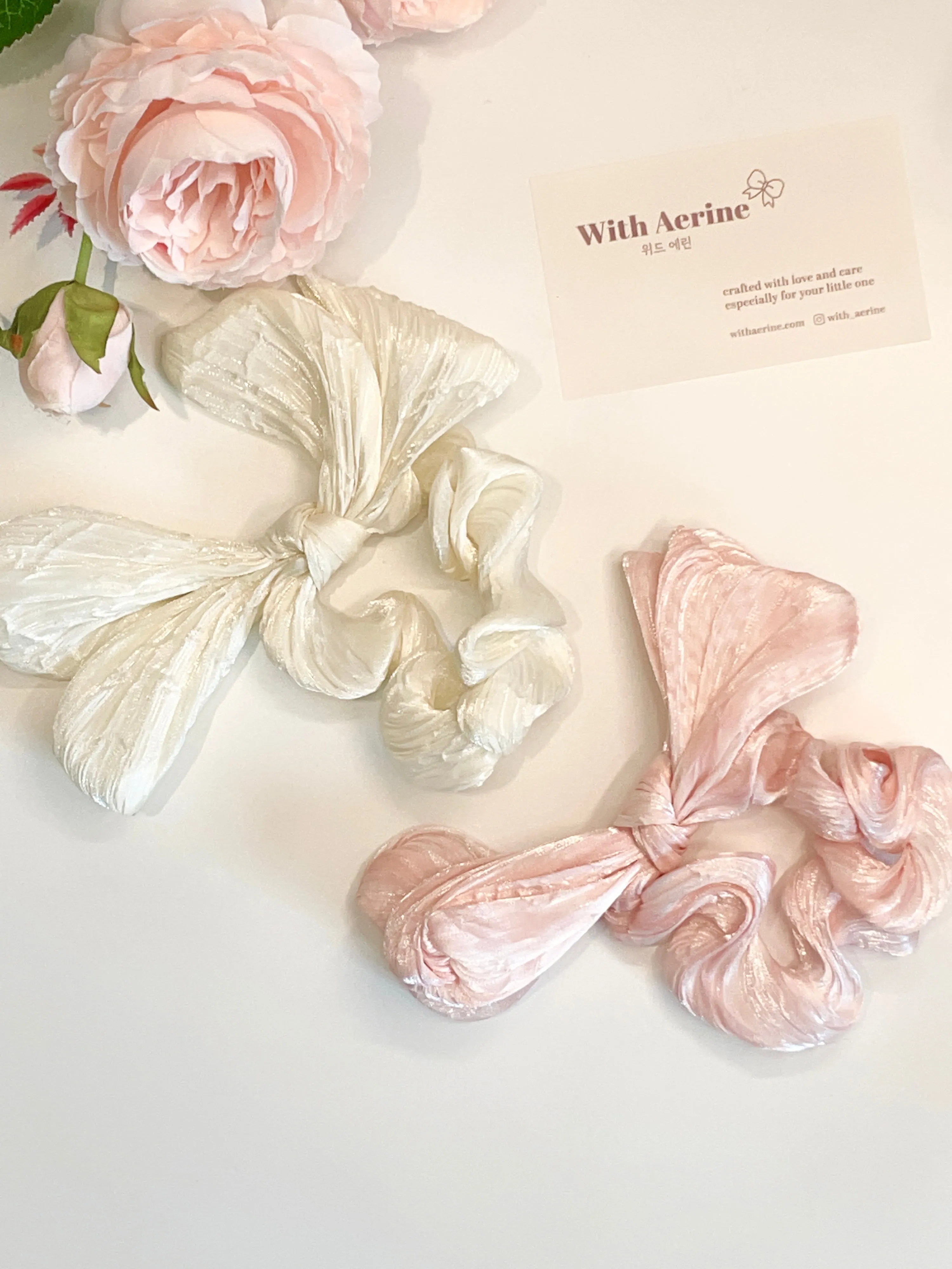 Silky Bow Scrunchie / Single Item