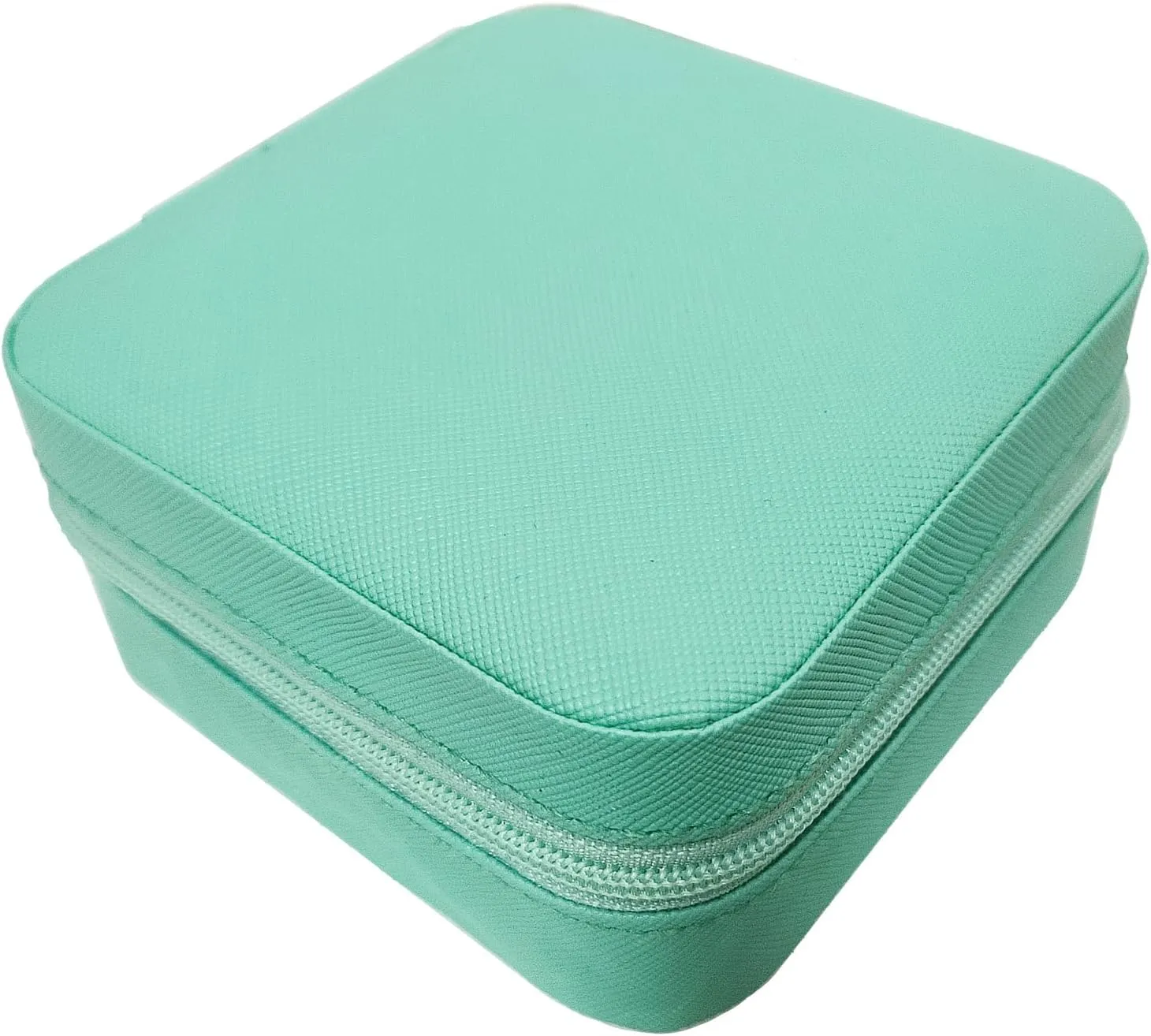 Small Travel Jewelry Box, Portable Mini Jewelry Leather Box Jewelry Ring Organizer Case Storage Holder Gift Boxes for Girls Women, Blue