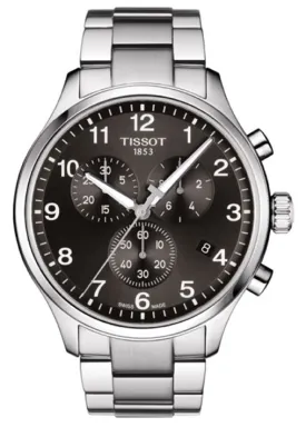 TISSOT SWISS GENTS CHRONOGRAPH XL CLASSIC GUNMETAL DIAL T116-617-11-057-01