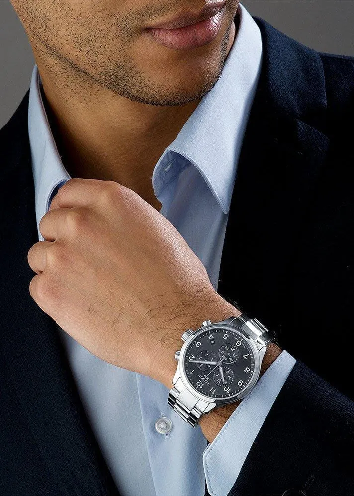 TISSOT SWISS GENTS CHRONOGRAPH XL CLASSIC GUNMETAL DIAL T116-617-11-057-01