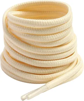 VSUDO 2 Pairs Round Boot Laces, 5/32" Outdoor Work & Hiking Shoe Laces for Boots