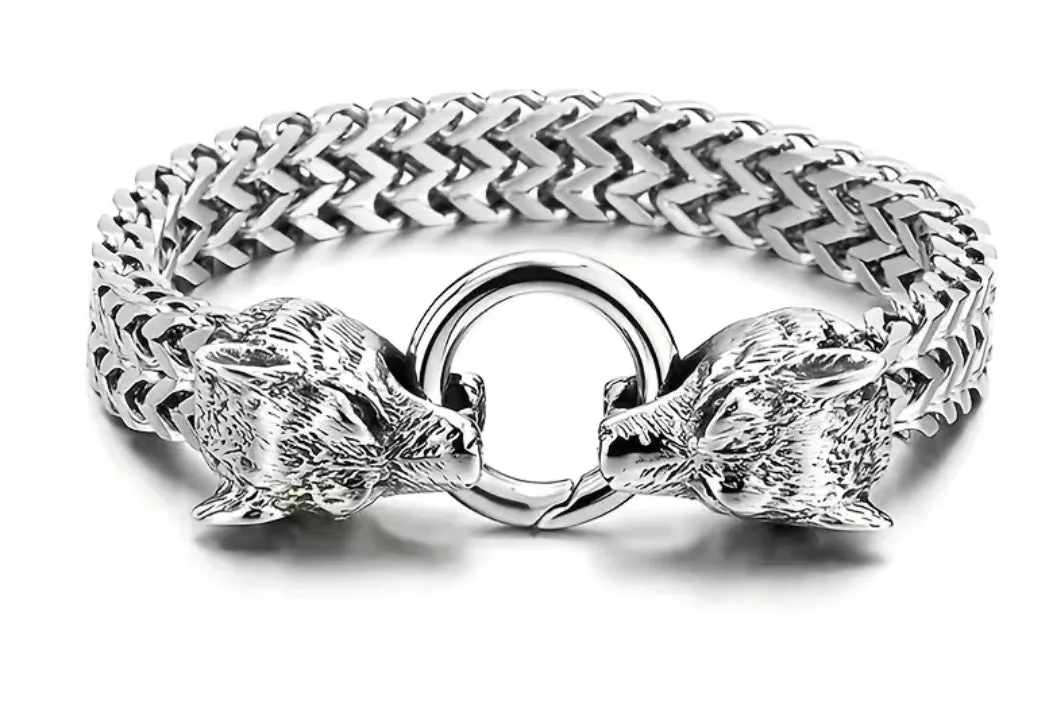 Wolf Head Bracelet