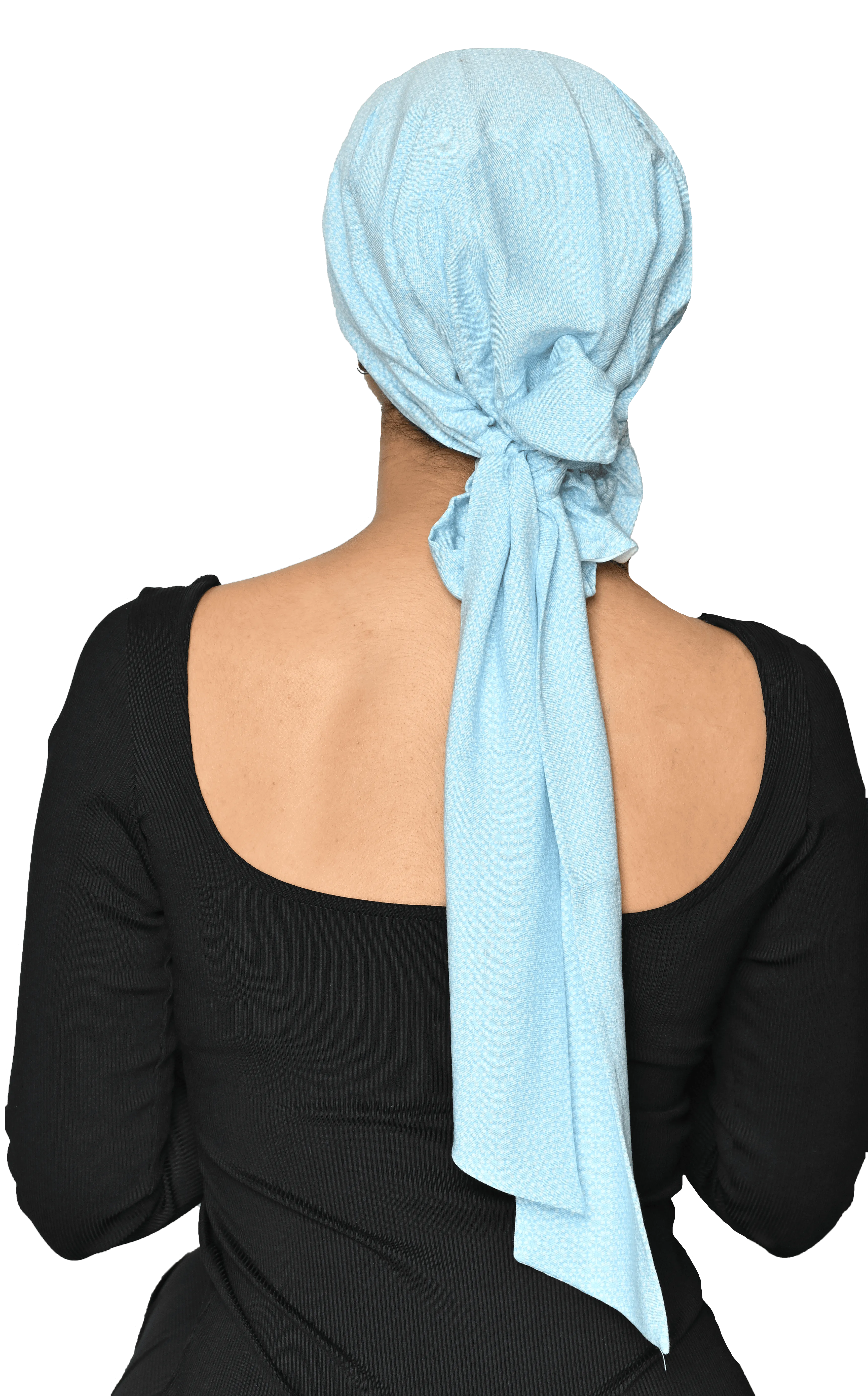 Women's Beautiful Cotton Long Tails Headwrap