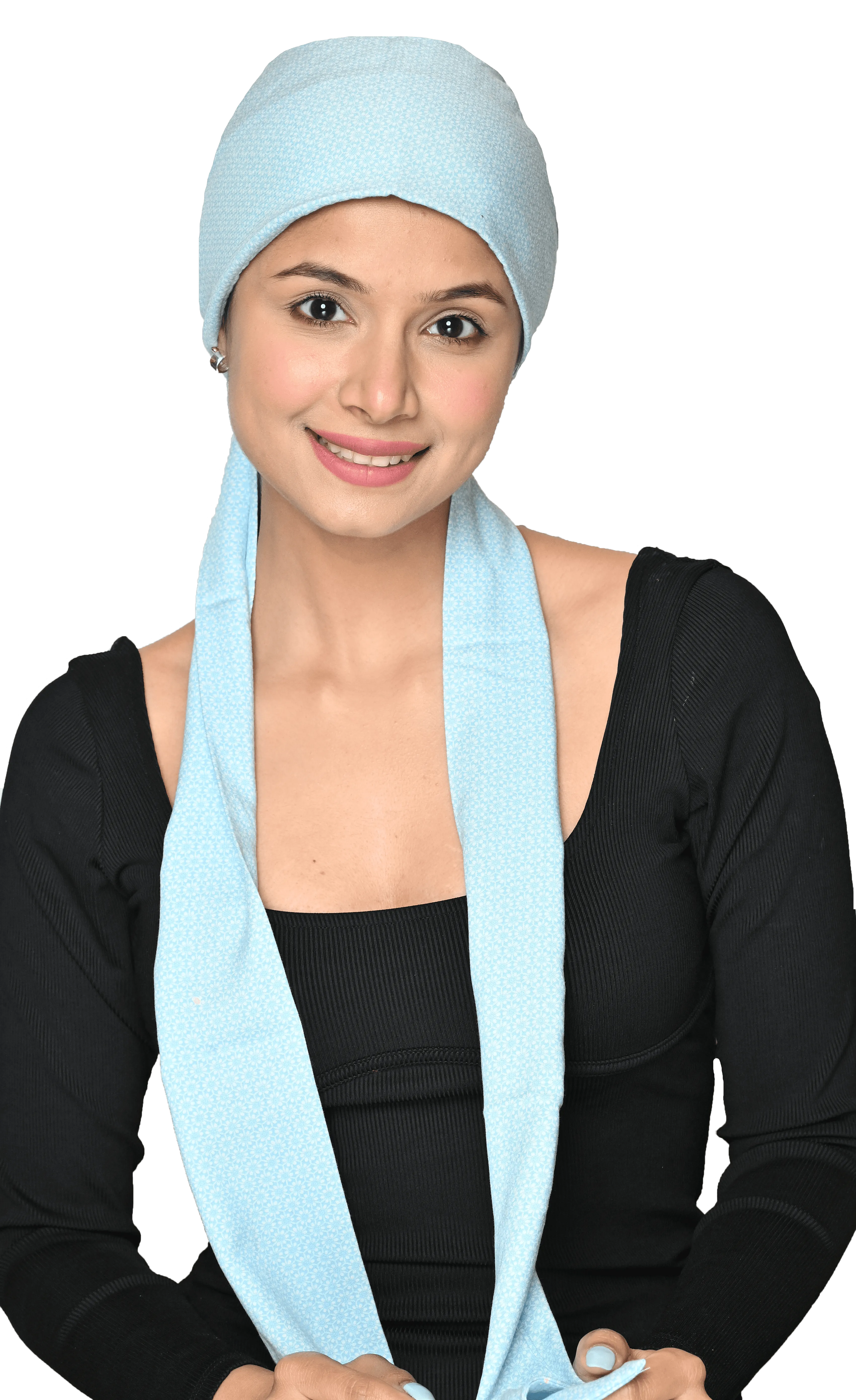 Women's Beautiful Cotton Long Tails Headwrap