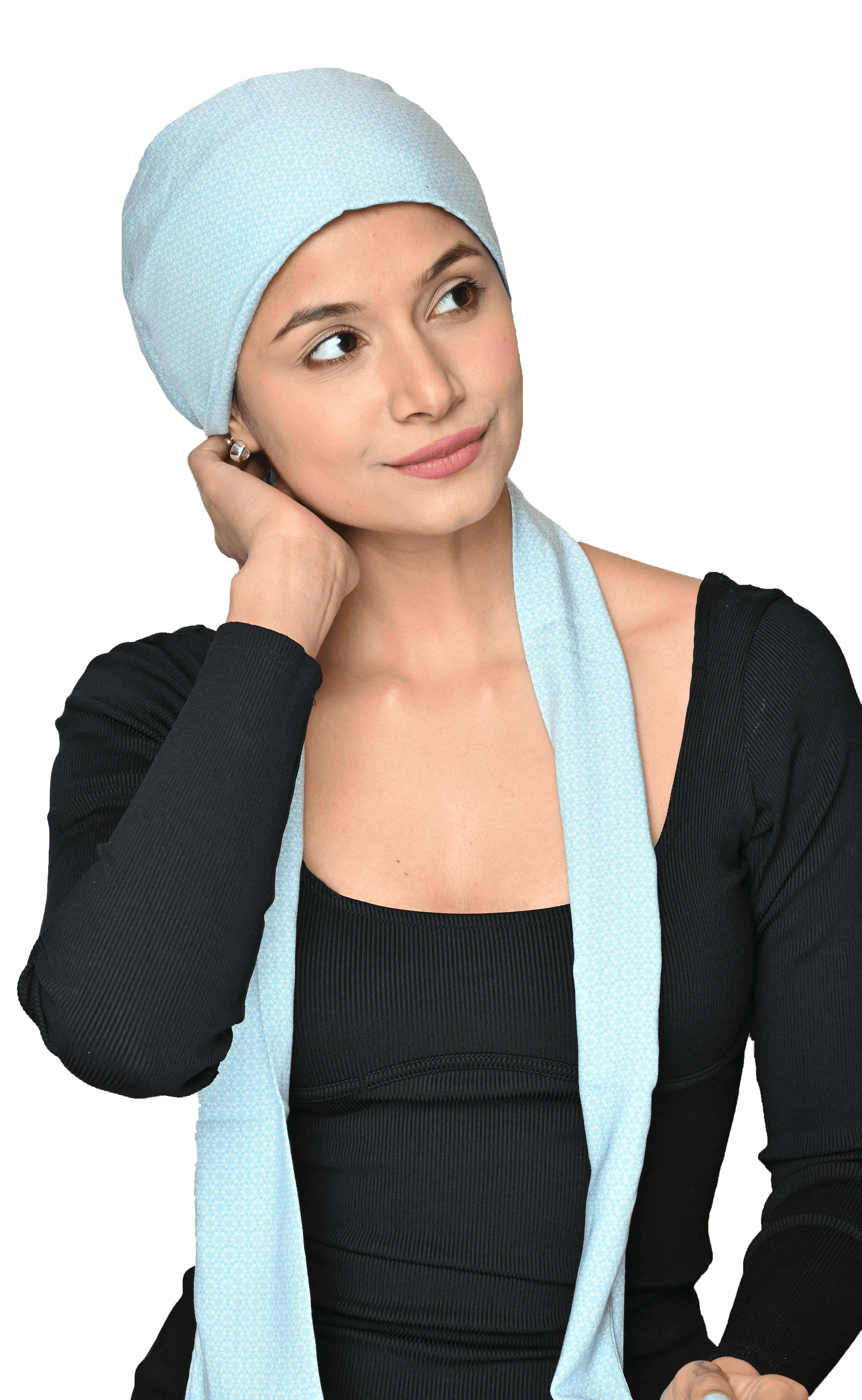 Women's Beautiful Cotton Long Tails Headwrap